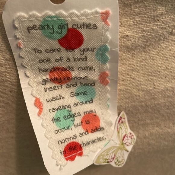 Pearly Girl Cutie Handmade Pillow/Cover - NWT - Picture 6 of 6